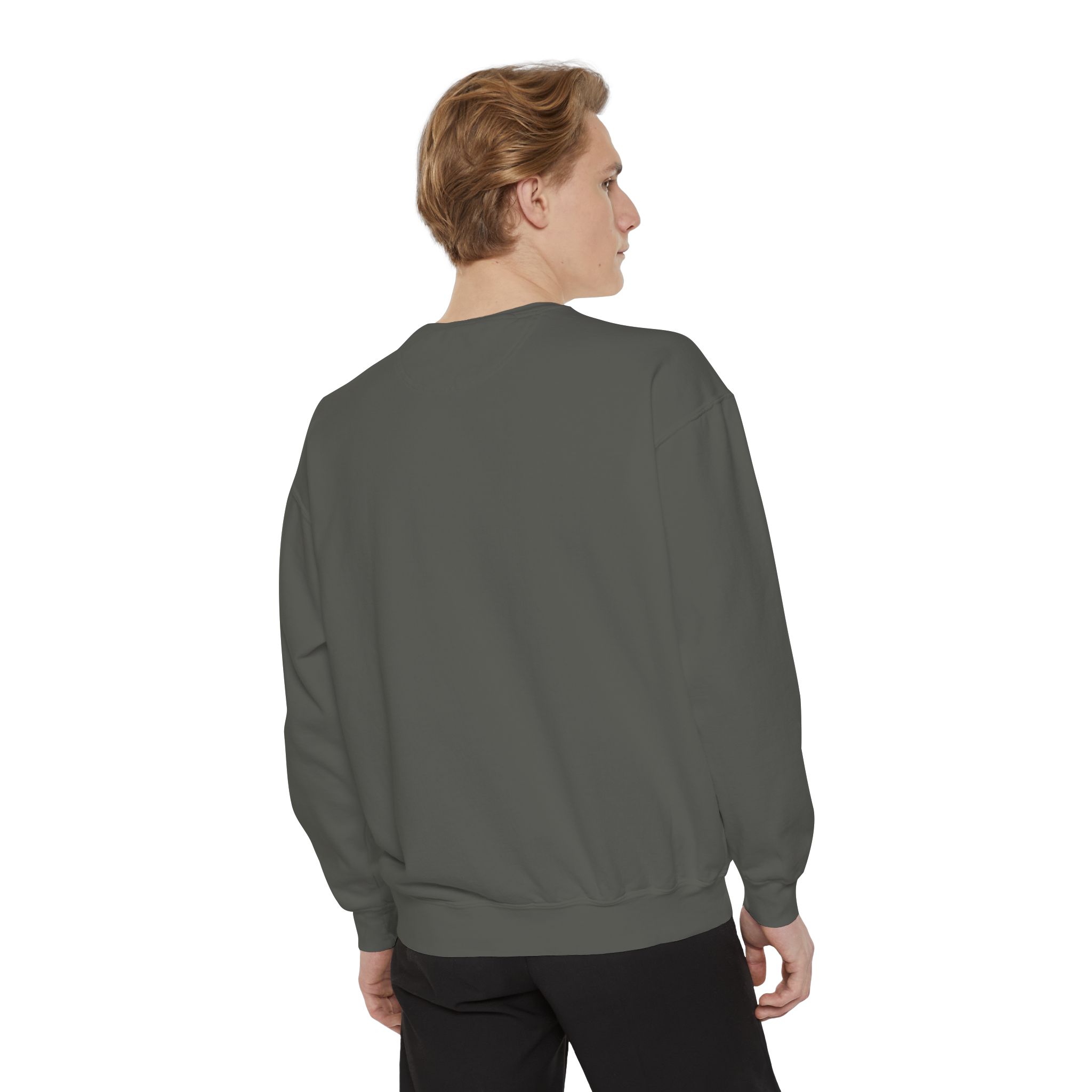 Unisex Garment-Dyed Sweatshirt - Image 4