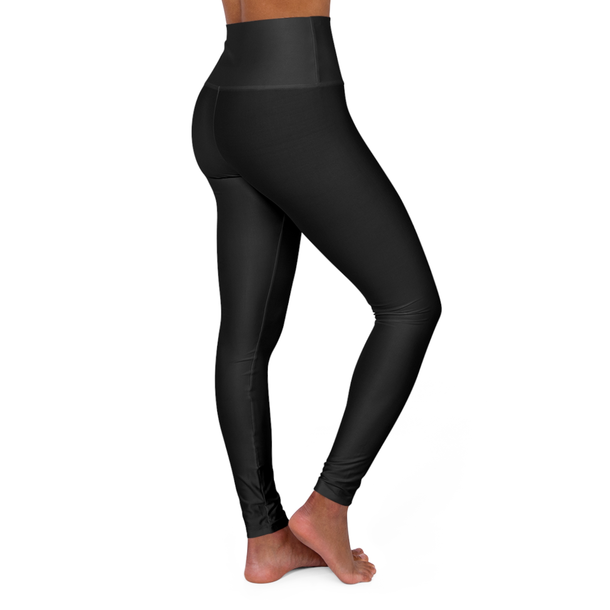 High Waisted Yoga Leggings (AOP) - Image 4